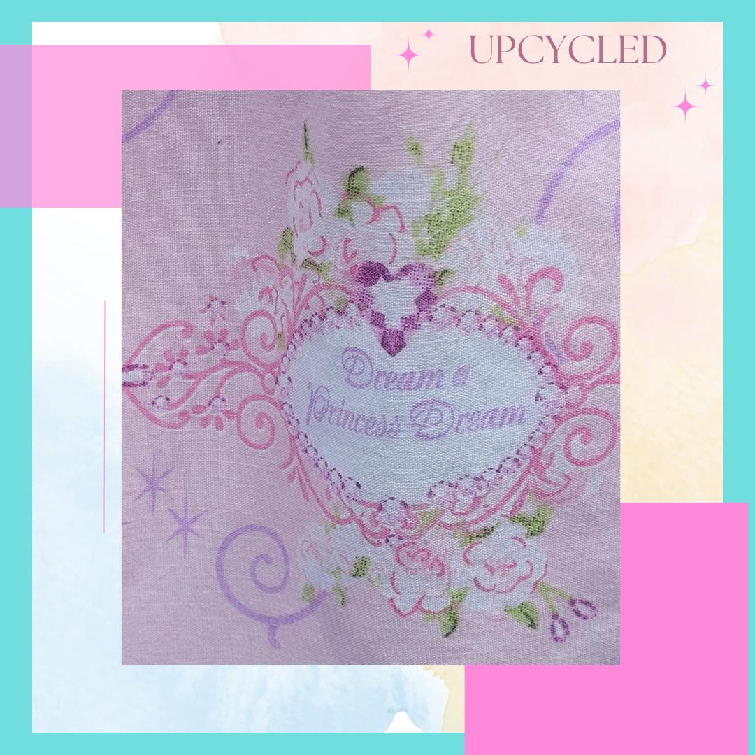 Disney Princess Ruffle Straps Open back with Tie A-line REVERSIBLE! SM/M
