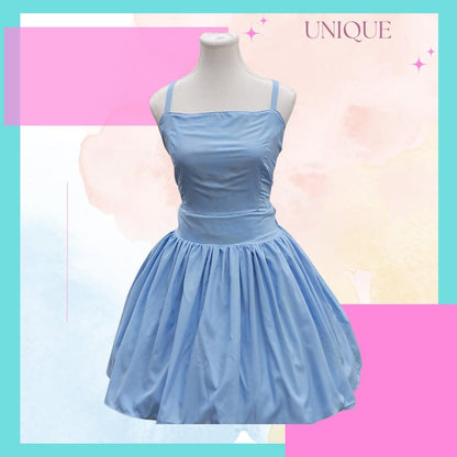 Disney Vintage Mickey & Friends Open back with Corset Tie A-line REVERSIBLE! L/XL